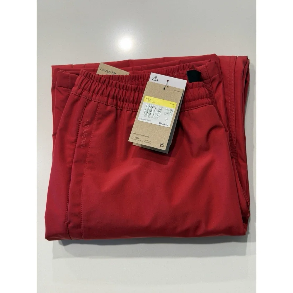 Air Jordan Wings Track Pants Red HV0083-659 Mens Small NWT